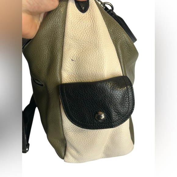 Coach Penny Crossbody Shoulder Bag Purse Colorblock Green, Black A2122-6154 - Picture 12 of 16